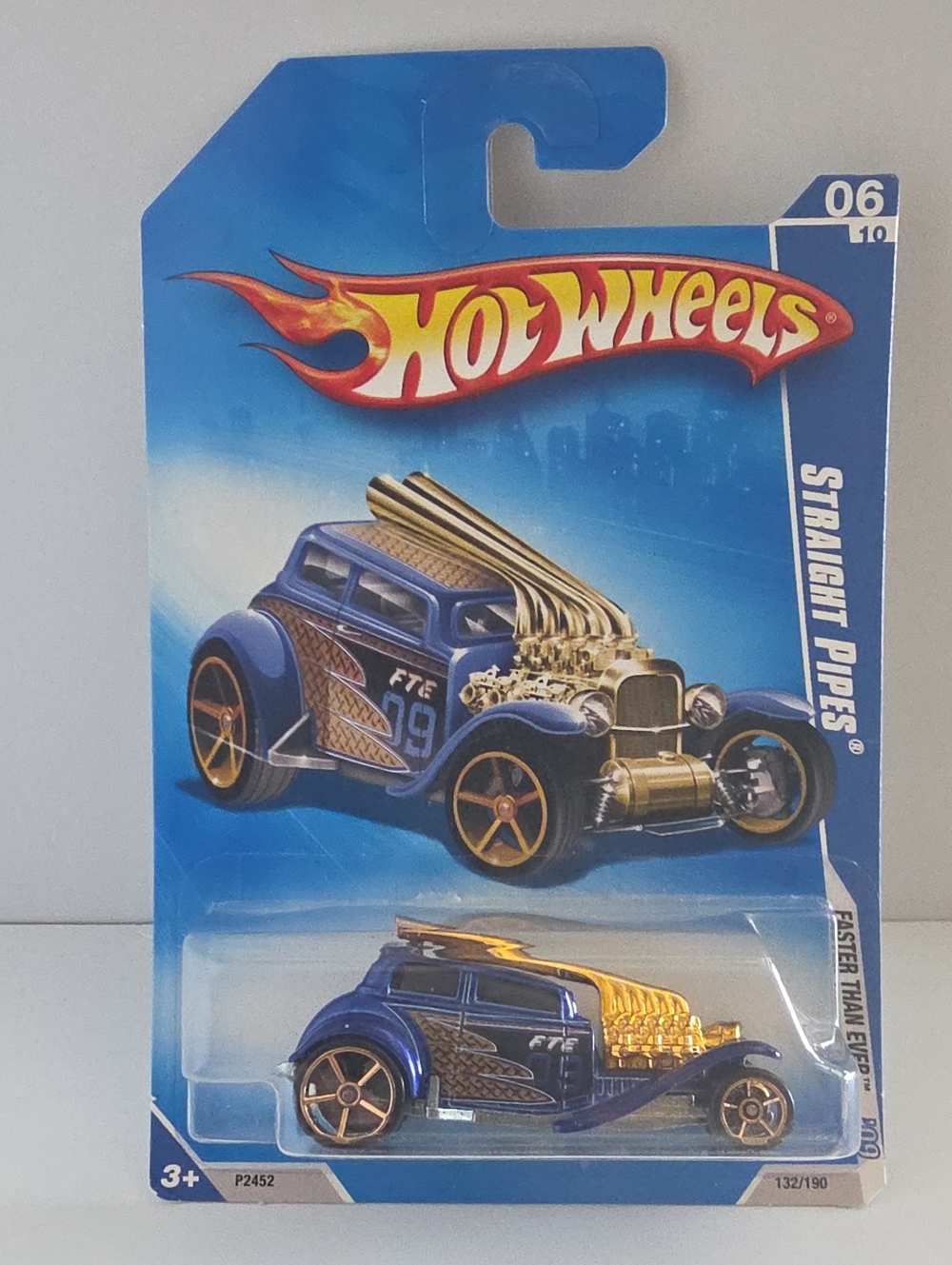 Hot Wheels 2006 Straight Pipes Faster Than Ever '09 #132/190 New-Unopened